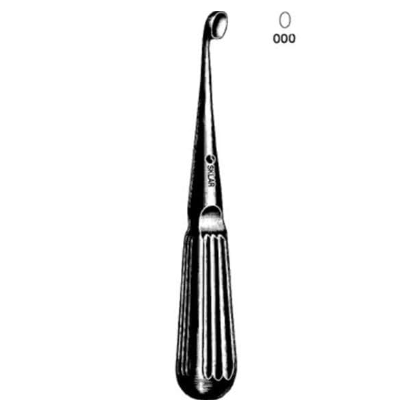 Bruns Bone Curette 6-3/4" Ea