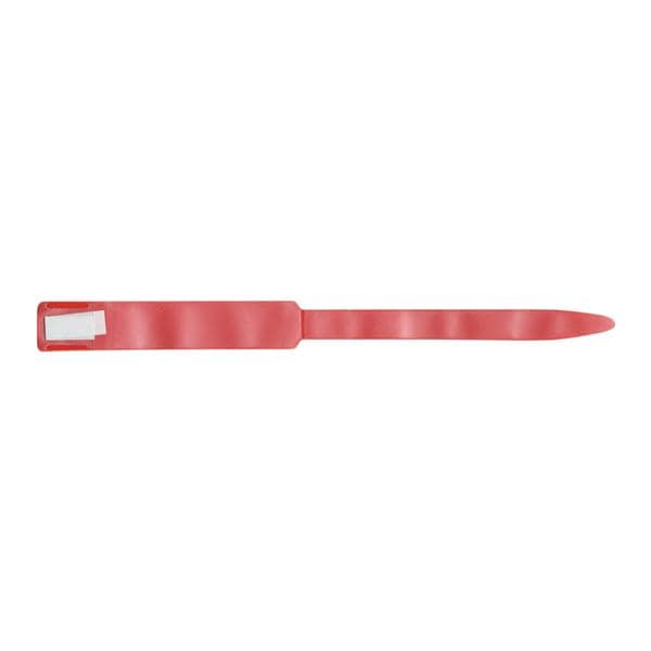 Soft-Lock Insert Wristband Vinyl Red Adult 250/Bx