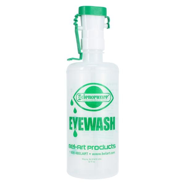 Scienceware Eye Wash Bottle Eye Wash Built in Eye Cup 1000mL Bottle Ea, 12 EA/CA