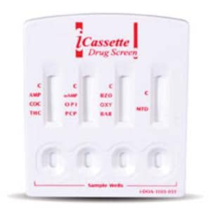 iCassette Drug Screen Test Kit Moderately Complex 25/Bx