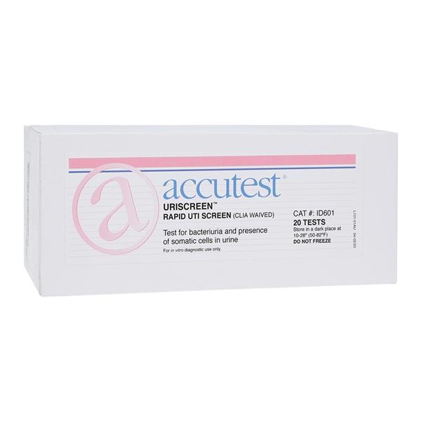 Accutest Uriscreen UTI: Urinary Tract Infection Test Strip 20/Bx