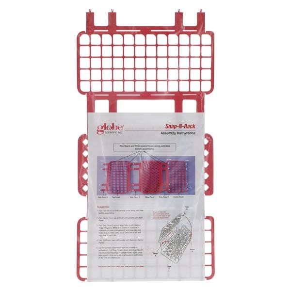 Snap-N-Rack Tube Rack 16-17mm 60 Place Red Ea