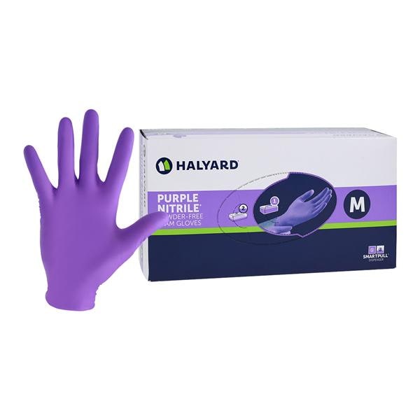 Purple Nitrile Nitrile Exam Gloves Medium Purple Non-Sterile