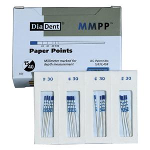 MM Marked Paper Points Size 30 Blue 200/Bx