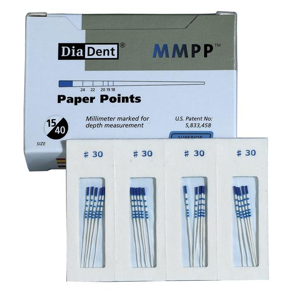 MM Marked Paper Points Size 30 Blue 200/Bx