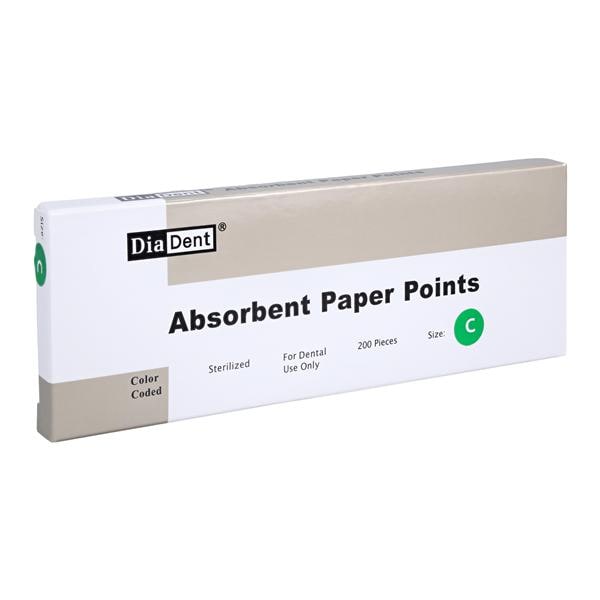 Paper Points Coarse Green 200/Pk