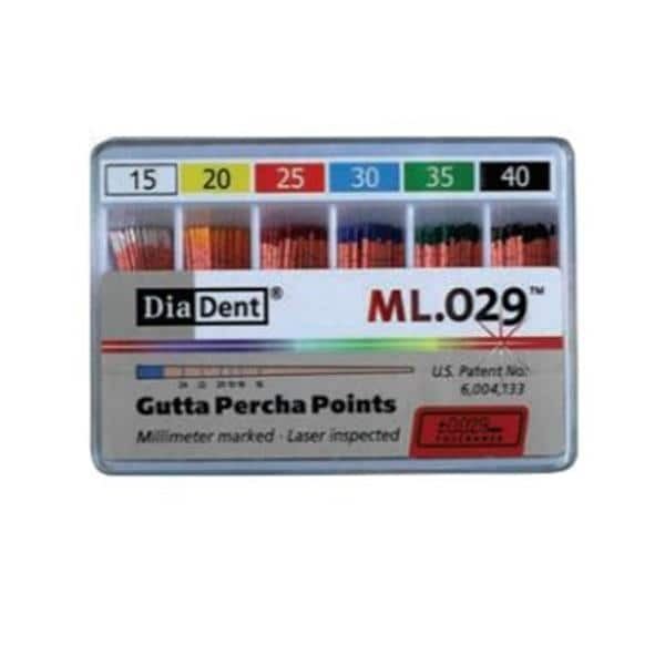 ML.029 Hand Rolled Gutta Percha Points Size 55 120/Bx