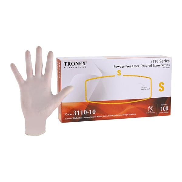 Latex Exam Gloves Small Natural Non-Sterile