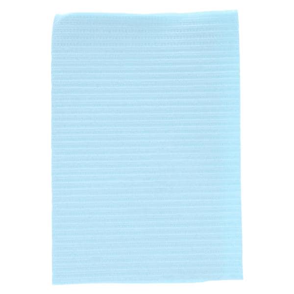 Sani-Tab Chain-Free Patient Towel 2 Ply T/P 13 in x 19 in Blu Disposable 400/Bx, 1 BX/CA