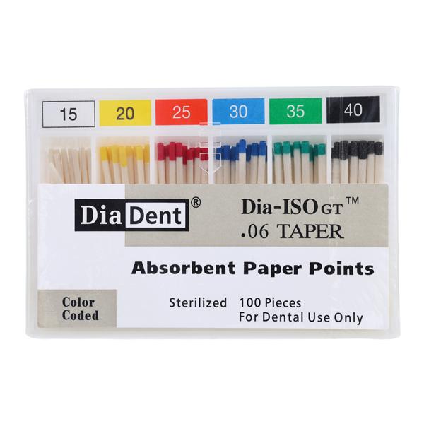 Dia-ISOGT Paper Points Size 15-40 0.06 100/Bx
