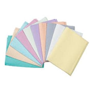 Econoback Patient Towel Polyethylene 13 in x 19 in Peach Disposable 500/Ca