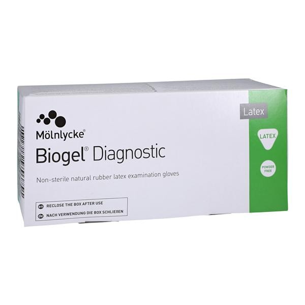 Biogel Diagnostic Latex Exam Gloves Straw Non-Sterile