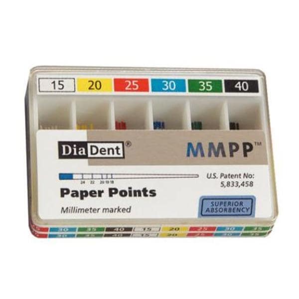 MM Marked Paper Points Size 15-40 200/Bx