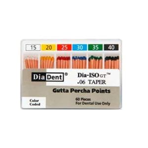 Dia-ISOGT Gutta Percha Points Size 60 60/BX