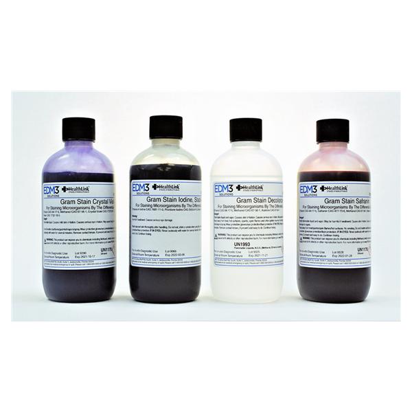 Gram Stain Set 8oz 4/Pk