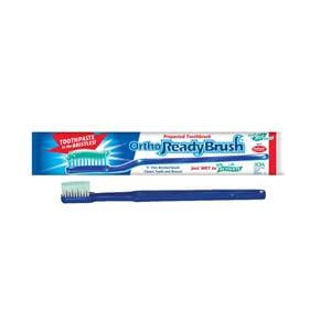 Ortho Ready Brush Toothbrush Disposable Pre-Pasted Soft Mint 144/Pk, 10 PK/CA