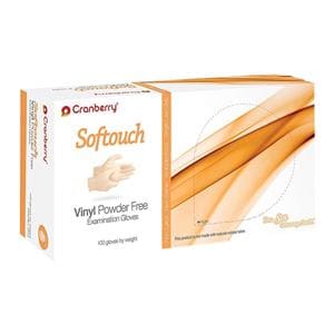 SofTouch Vinyl Exam Gloves Large Clear Non-Sterile