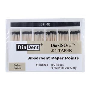 Dia-ISOGT Paper Points Size #40 0.04 100/Bx