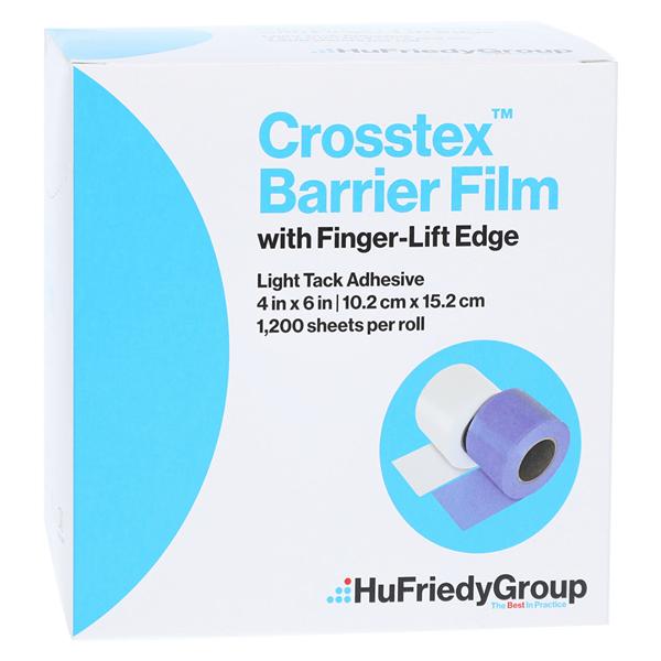 Barrier Finger Lift Film 4 in x 6 in Blue 1200/Rl