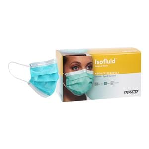 Isofluid Mask ASTM Level 1 Teal 50/Bx, 40 BX/CA