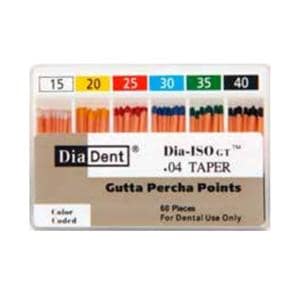 Dia-ISOGT Gutta Percha Points Size 35 Millimeter Markings 60/Bx
