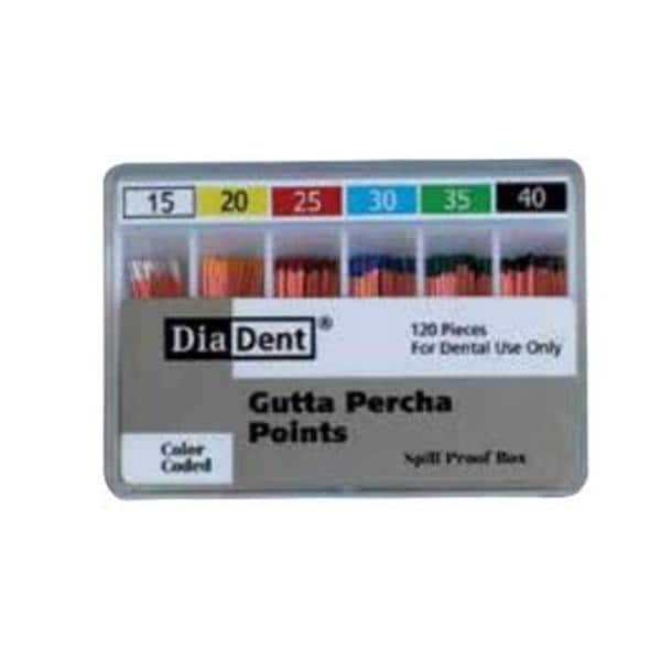 ML.029 Hand Rolled Gutta Percha Points Size 45-80 120/Bx