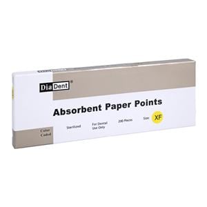 Absorbent Points X-Fine Yellow 200/Pk