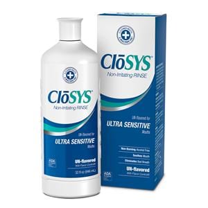 CloSYS Ultra Sensitive Original Unflavored Oral Rinse 32 oz Blister Pack 32oz/Bt