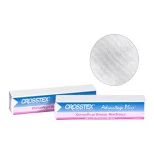 Advantage Plus Cotton Filled Cotton Filled Sponge 2x2" 4 Ply Non-Sterile Sq LF