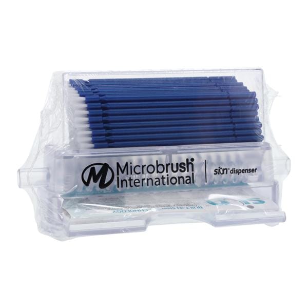 UltraBrush 1.0 Bendable Applicator Blue / Orange Fine Bristles 100/Pk, 24 PK/CA