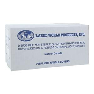 Cover Light Handle Label World 3.25 in x 8 in Clear 1000/bx