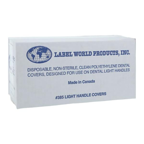 Label World Light Handle Cover 3.25 in x 8 in Clear 1000/bx
