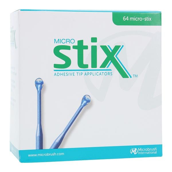 Micro-Stix Original Hold Adhesive Tip Applicators Blue 64/Pk