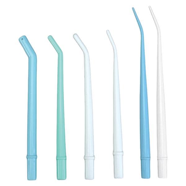 Oralsurge II Surgical Aspirator Tip Aquamarine 6.5 in 0.25 in 25/Pk