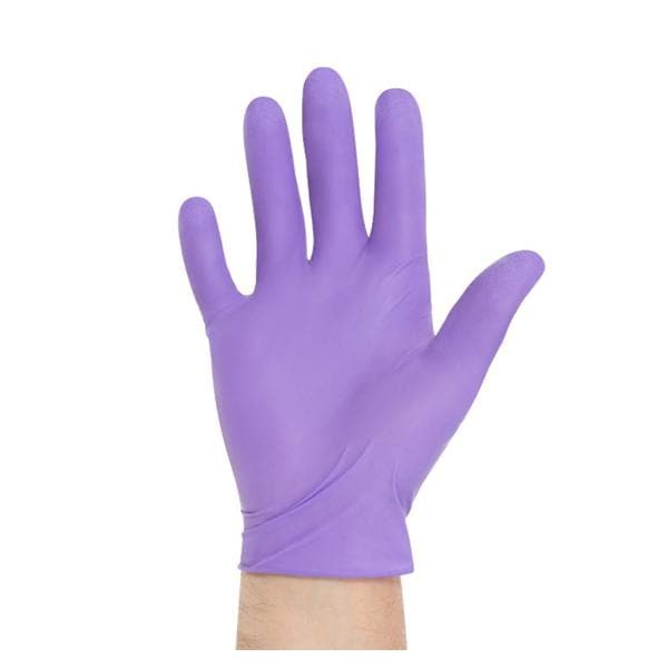 KC5 Purple Nitrile Nitrile Exam Gloves Medium Purple Sterile, 4 BX/CA