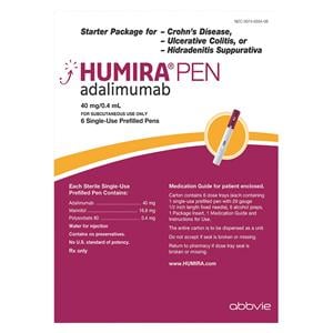 Humira Injection 40mg Twin Pack Prefilled Syringe 6/Package