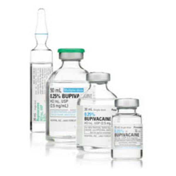 Bupivacaine HCl Epinephrine Injection 0.5% 1:200,000 PF SDV 10mL 10/Bx