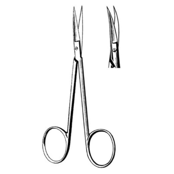 Surgi-OR Iris Scissors Curved 3-1/2" Stainless Steel Non-Sterile Reusable Ea