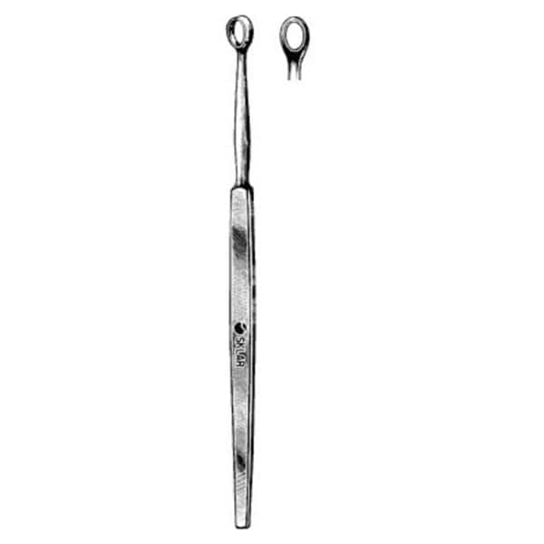 Fox Dermal Curette 5-1/2" Stainless Steel Non-Sterile Reusable Ea