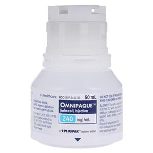 Omnipaque Injection 240mg/mL PlusPak Bottle 50mL 10/Package