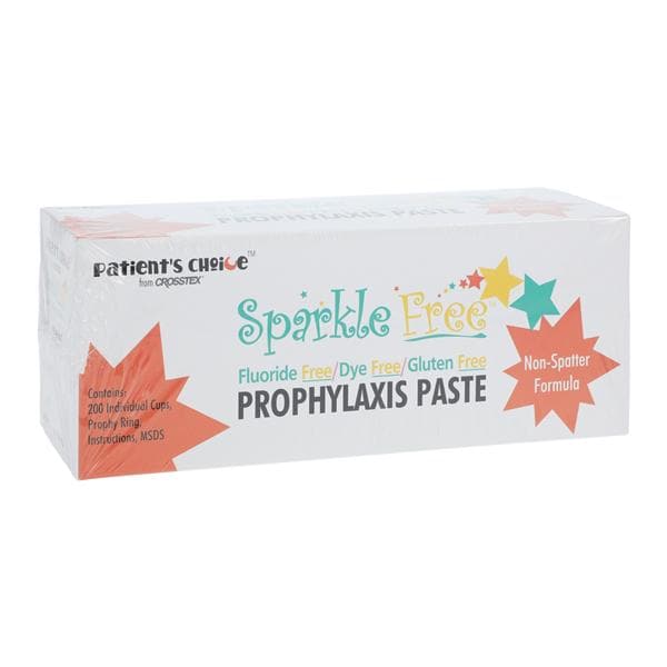 Sparkle Free Prophy Paste Coarse Mint Without Fluoride 200/Pk, 12 PK/CA