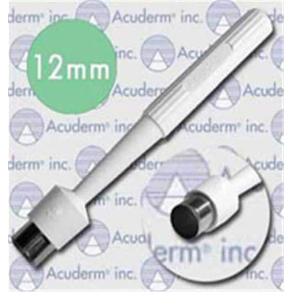 Acu-Punch Dermal Biopsy Punch 12mm Stainless Steel Blade Sterile Disp 50/Bx