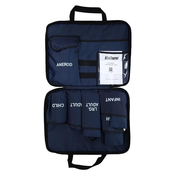 MediCuff 5 Aneroid Blood Pressure Kit 5 Sizes Navy Blue Ea