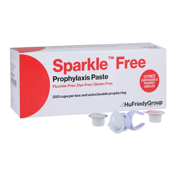 Sparkle Free Prophy Paste Coarse White Chocolate Without Fluoride 200/Pk, 12 PK/CA