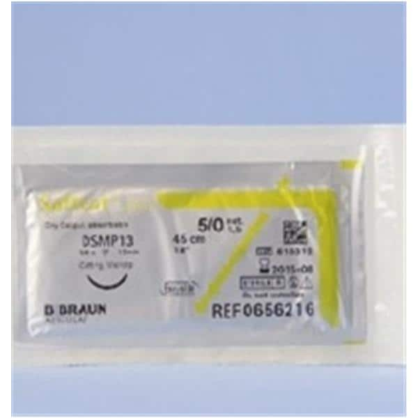 Softcat Suture 5-0 18" Plain Gut Monofilament DSMP13 Undyed 36/Bx