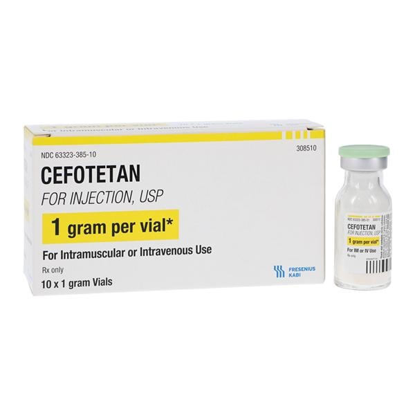 Cefotetan Injection 1gm/vl Powder Vial 10/Pk