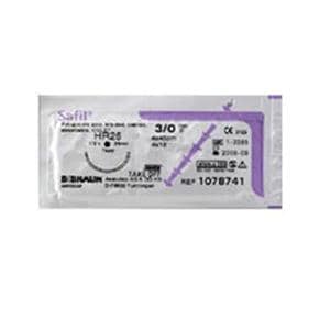 Safil Suture 3-0 27" Polyglycolic Acid Braid HR-26 Undyed 36/Bx