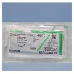 Dafilon Suture 4-0 18" Polyamide Monofilament DSMP13 Blue 12/Bx