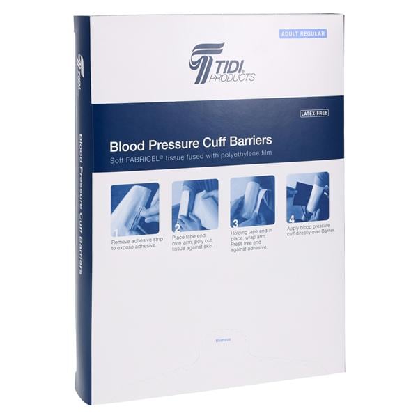 Blood Pressure Cuff Barrier 18.8 in x 6.75 in Fbrcl/Poly Flm Wt Disposable 50/Bx