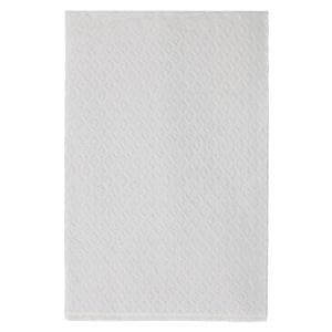 TIDI Ultimate Diamond Patient Bib 3 Ply T/P Bck 13 in x 18 in Wht Disp 500/Ca